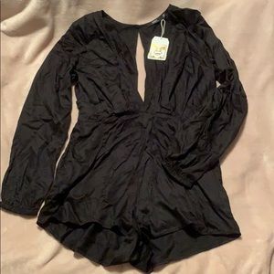 Black Obey romper